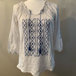 Women’s Embroidered Lucky Brand Top